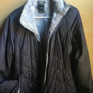 North Face fur lined jacket